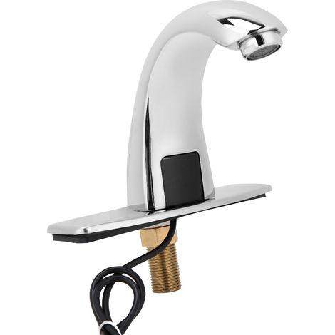 Robinet sans contact automatique à capteur infrarouge pour petit lavabo incurvé G1/2" (1/5)