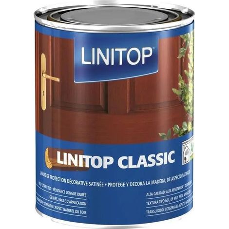 Linitop Impregnante per legno esterno Rovere medio satinato