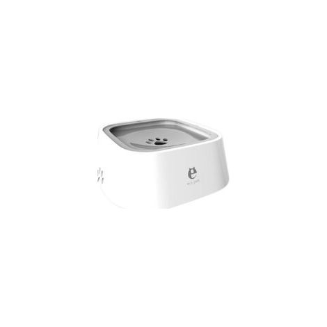 Gamelle flottante pour chien, grise, 1,5 L, design anti-renversement. (1/5)