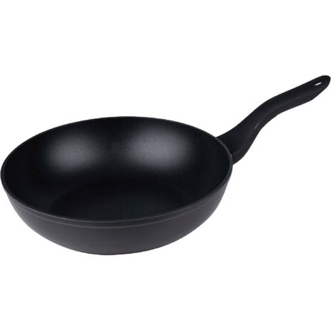 Aluminium Wok Pfanne 28cm Holzgriff-M26976-28cm (1/4)