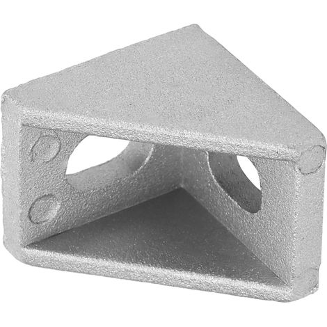 30 équerres d'angle en aluminium, 2 trous, angulaires, en forme de L, pour profilés en aluminium 2020 (1/5)