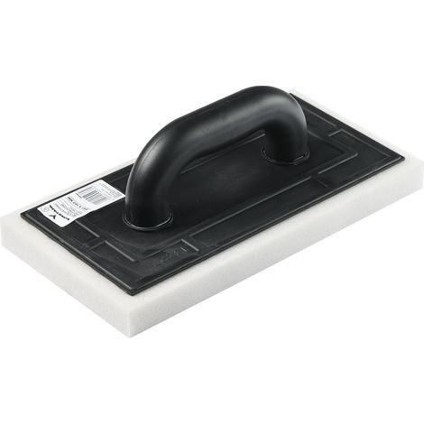 Paleta de plástico con esponja densa de 25 mm (280 x 140 mm) para la limpieza posterior al rejuntado. Vorstahl (1/3)