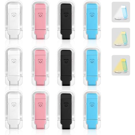 VZZNN Lot de 12 lampes lecture rechargeables pour lire au lit, à (1/5)