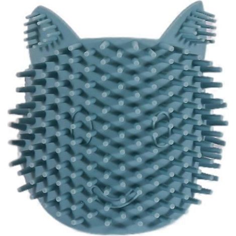 Griffoir pour chat, brosse à griffer, griffoir pour le visage, griffoir d'angle pour chat, toiletteur pour chat - Bleu (1/5)