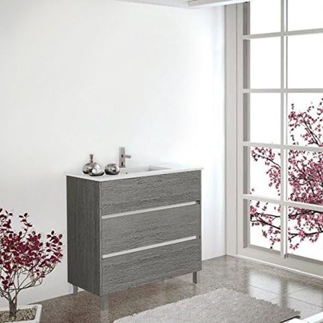 Conjunto 2 Piezas ARAE 70 CM ROBLE CENIZA (1/3)
