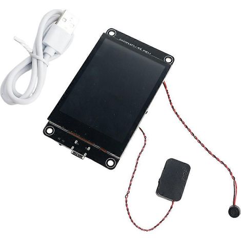 Carte de développement 2.8-Inch T5 avec écran tactile capacitif, gyroscope, module WiFi & BLE, microphone, haut-parleur pour Tuya AI (1/5)