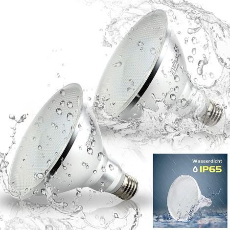 Lot de 2 Ampoule LED PAR38 E27 15W 230V Blanc Chaud 3000K Étanche IP65 Non Dimmable Équivalent à une Ampoule Halogène de 150W (1/5)