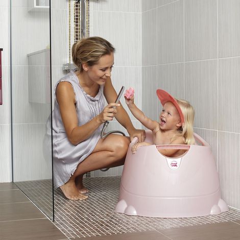 Okbaby Oplà Vaschetta Bagnetto Neonato 12-36 Mesi fino a 25 Kg Rosa (1/4)