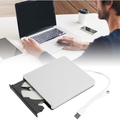 Graveur Cd Dvd Externe - Usb 3 0 Et Type C - Pour Windows Et Mac - Vitesse Jusqu A 24x - 1 Piece (1/4)