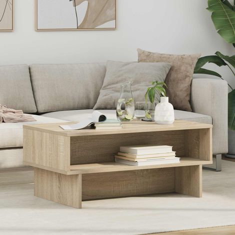 Couchtisch Sonoma-Eiche 80 x 46 x 35 cm Holzwerkstoff