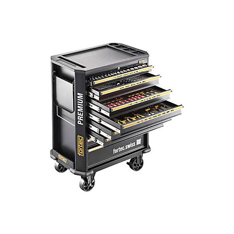 kaiserkraft  Carrello da officina PREMIUM fortec®  con utensili