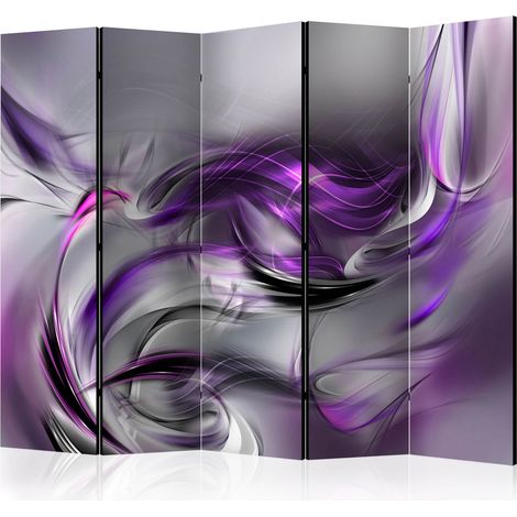 Paravento - Purple Swirls II II [Room Dividers] - 225x172 (1/4)