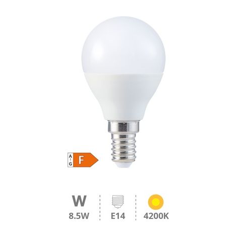 GSC 200690001 Bombilla de led esférica 8W E14 4200K