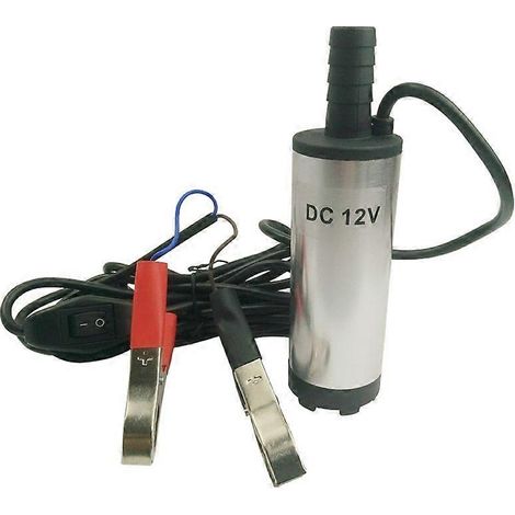 12V Kraftstoffpumpe, Wasserablasspumpe (zum Umfüllen oder Nachtanken von Öl oder Diesel) für Automobile, Wohnmobile, Wohnwagen, Lastwagen sowie für Schiffs- und Motorbootanwendungen. (1/5)