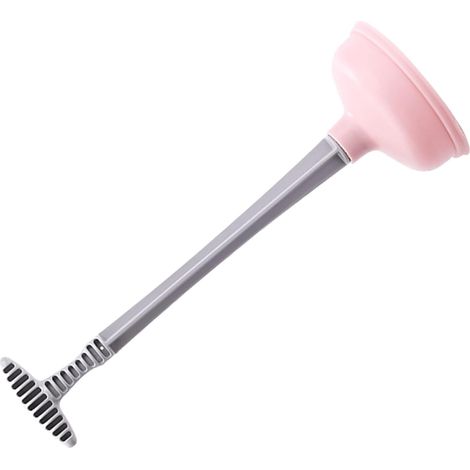 Rubber Drain Cleaner with Long Handle and Suction Cup for