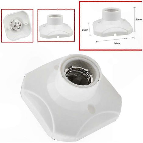 Douille E27 en porcelaine pour ampoules 220-250 V CA (1/5)
