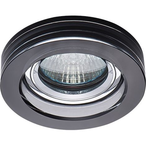 Faretto 1xLED Gx5.3 classe III 12V IP20 morta B CT-DSO50-B nero 22116 (1/5)