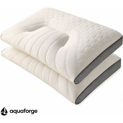 Almofada Cervical Ergonómica Látex Hipoalergénica Respirável 48 x 74 cm (1/5)