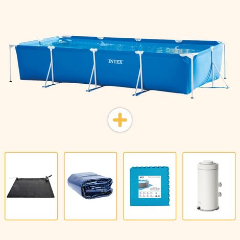 Intex Piscine Tubulaire Rectangulaire - 450x220x84 cm - 5-pièces S166 (1/5)
