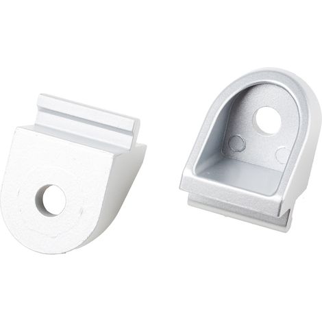 Raccord d'angle RS PRO, profilé 40 mm, rainure 8mm en Zinc moulé ( Prix pour Sachet de 10 )