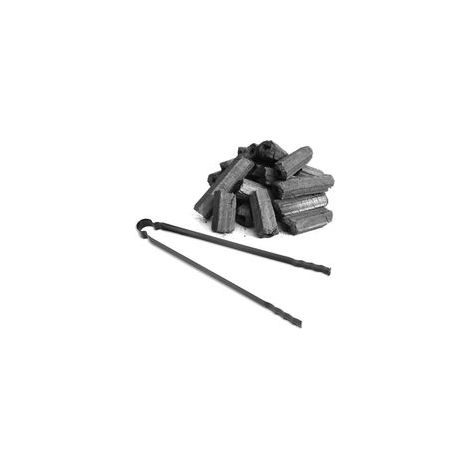 Pince à Charbon, Pince Multifonction en Métal pour Barbecue, Pince pour Déchets, Outils de Service au Charbon de Bois pour Barbecues et Pique-Niques en Plein Air (1/5)