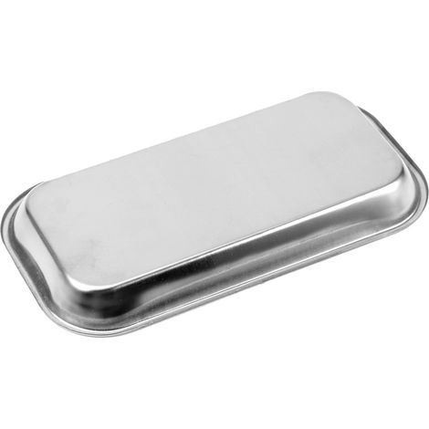 Plateau pour instruments médicaux dentaires en acier inoxydable 201 (1 pièce) - Outil pratique pour clinique et laboratoire (1/5)