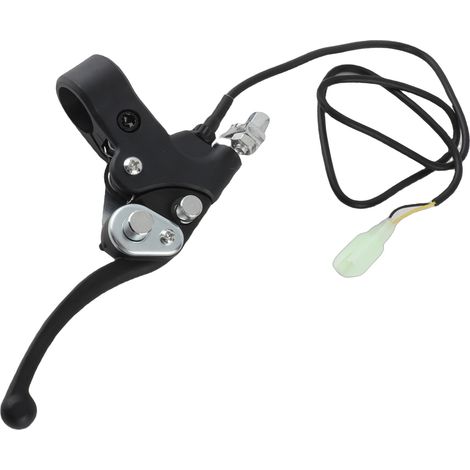 Levier d'embrayage/frein droit de 22 mm avec câble pour mini-quads 2 temps 47 cm3 et 49 cm3 (1/5)
