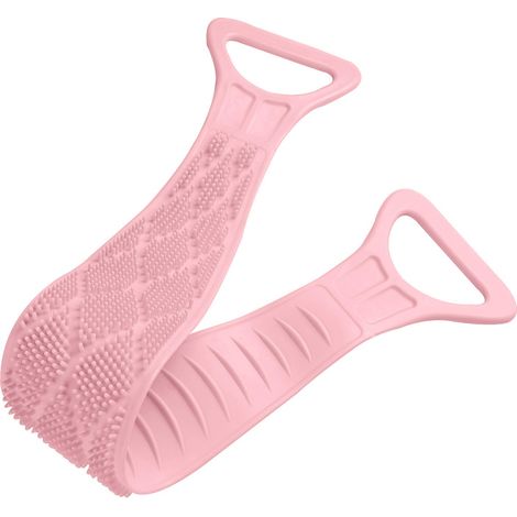 Gant Exfoliant En Silicone - 69 cm Réglable - Pour Dos Corps Douche - Double Face - 1 Pièce (1/5)
