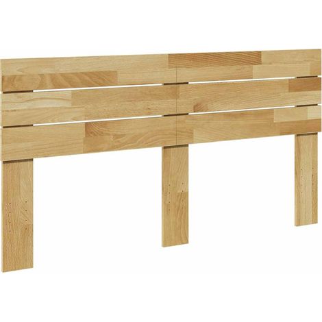 Cabecero 150 cm Madera Maciza Roble vidaXL (1/5)