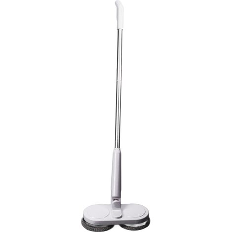 2-in-1 elektrischer Trocken- und Nasswischer, kabelloser motorisierter Rotationswischer, USB-wiederaufladbarer Bodenreiniger (mit eingebautem Akku) (1/5)