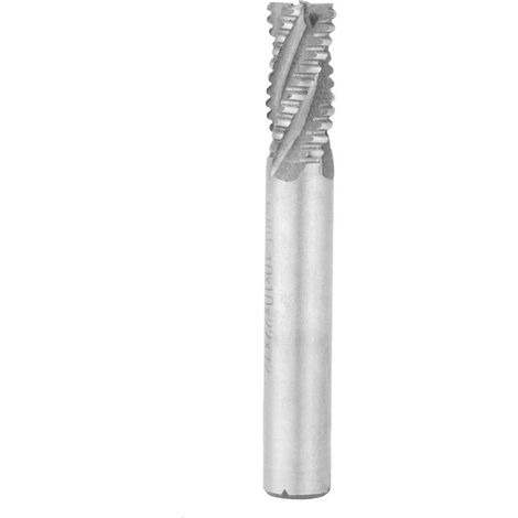 Fraise en acier rapide à 4 dents pour usinage CNC, diamètre 10 mm x longueur 75 mm (1 pièce)