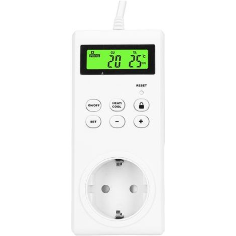 Prise Thermostat Sans Fil - Toivize - YV0057902 - Écran LCD Vert (1/5)