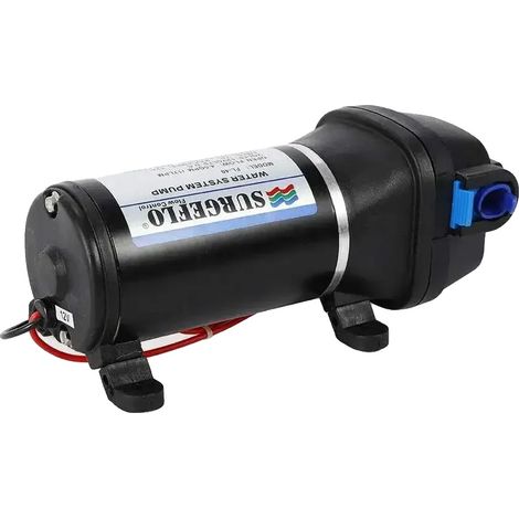 Pompe Ă eau, 12V CC, 40 PSI, UE, 12V, noir (1/2)