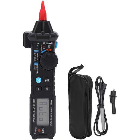 DM92S 600V LCD Digitalmultimeter 5999 Counts Stiftformat Spannungs-, Widerstands- und Kapazitätstester