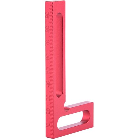 100mm Aluminium Alloy Precision Woodworking L Square Mini Clamping Square