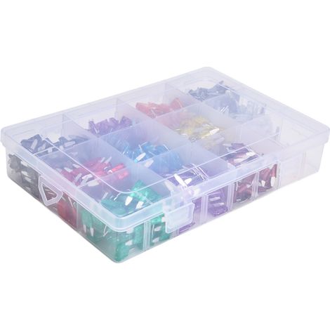 Kit de 528 Fusibles pour Voiture - Protection Électrique Automobile 2A à 40A (1/5)