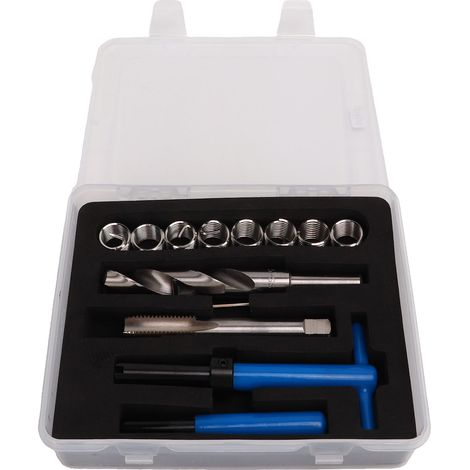 Ortviai Kit de Réparation de Filetages en Acier Rapide M16x2 pour Automobile – Boîte de Rangement Incluse (1/5)