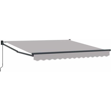 Store gris clair, 300 x 250 cm, polyester. (1/5)