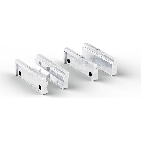 Juego de mordazas protectoras Fein (P) Prisma y (B) Liso 110 mm Aluminio (FEIN VersaMAG) - 90701010010 (1/5)