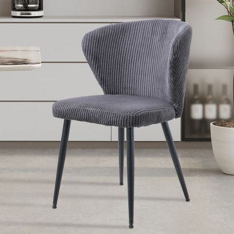 Chaise Tornado  54 x 55 x 79 cm  Gris foncé (1/5)