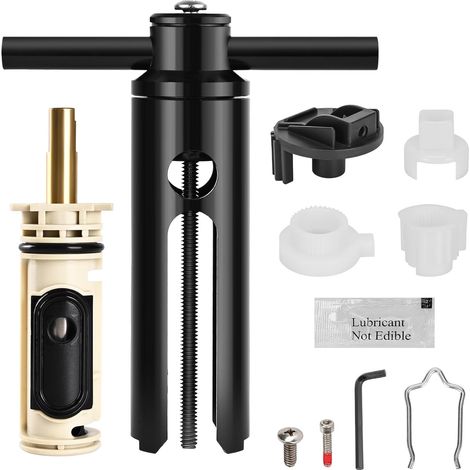 New removal tool 104421U, replacement cartridge 1222, shower handle adapter kit 116653, bathtub and shower faucet