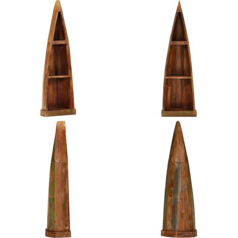 Armoire en forme de bateau bois massif de récupération - Bois de récupération - Armoire bateau (1/5)