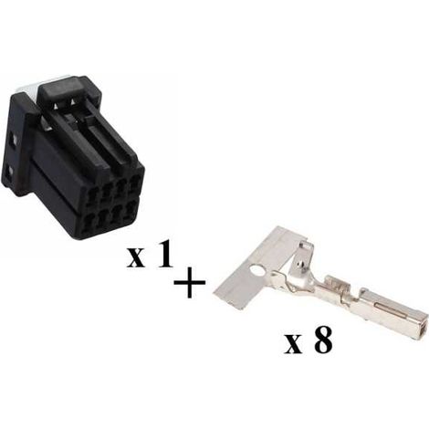 Kit de connecteurs noirs Multilock 040 II HSG ASSY mâle 8 voies