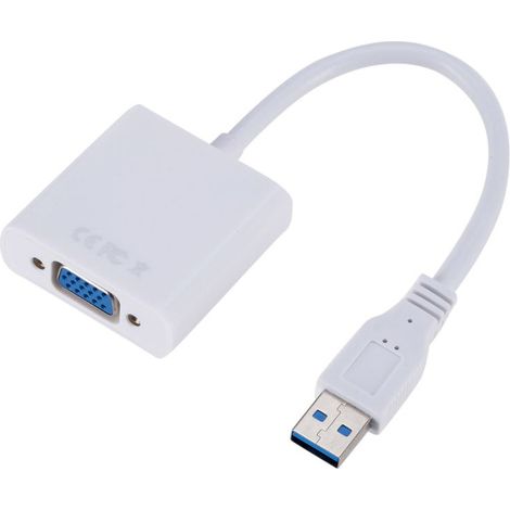 Adaptateur USB 3.0 vers VGA, carte vidéo externe USB vers VGA, convertisseur VGA pour PC de bureau, ordinateur portable et moniteur/projecteur (1/5)