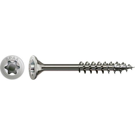 SPAX 0197000450703 Vite da legno 4.5 mm 70 mm T-STAR plus Acciaio inox A2 100 pz. (1/5)