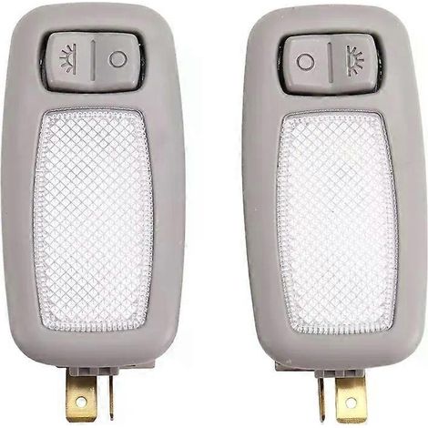1 paire de miroirs de courtoisie lumineux pour pare-soleil, éclairage intérieur de courtoisie pour Hyundai Kona 2018-2023 92891-3S000TX 92892-3S000TX (1/5)