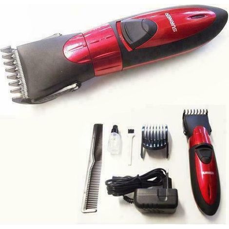 RASOIO TAGLIACAPELLI REGOLA BARBA SURKER PROFESSIONALE REGOLABILE RICARICABILE