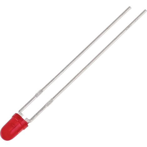 Kingbright L-36BSURDK LED bedrahtet Rot Rund 3 mm 800 mcd 60 ° 22 mA 14 V