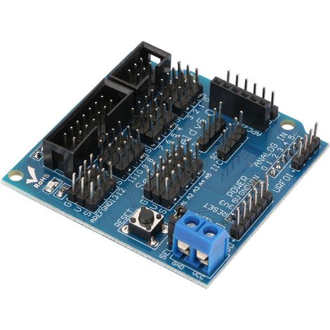 Sensor Shield V 5.0 Erweiterungsplatinenmodul mit Unterstützung für Ultraschallsensoranschluss und S/P 12864-Anschluss (1/5)