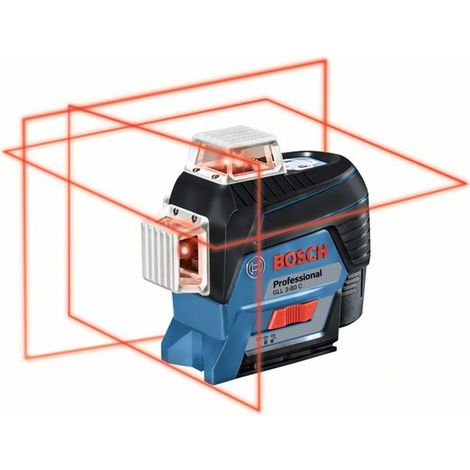 Linienlaser BOSCH GLL3-80C - Auto 3 Ebenen 30 m + BM1 L-BOXX - 0601063R02